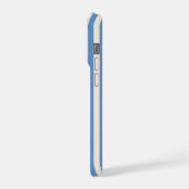 Schattige Retro Kersen Strepen iPhone Hoesje (Linkerkant)
