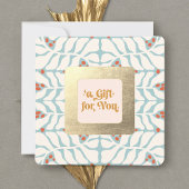 Schattige Retro Kerstcadeaubon