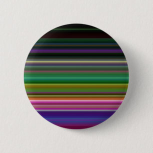 Schattige retro kleurrijke strepen ronde button 5,7 cm