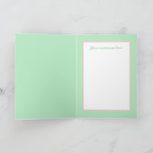 schattige retro  kookdame voegt gevoel toe notitiekaartje (Binnen)