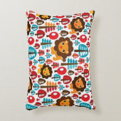 schattige retro Lion kinder illustratie Decoratief Kussen (Voorkant(Verticaal))