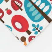 schattige retro Lion kinder illustratie Fleece Deken (Hoek)