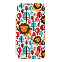 schattige retro Lion kinder illustratie