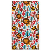 schattige retro Lion kinder illustratie Klein Cadeauzakje (Achterkant)