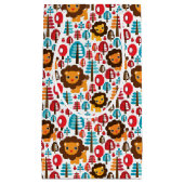 schattige retro Lion kinder illustratie Klein Cadeauzakje (Voorkant)