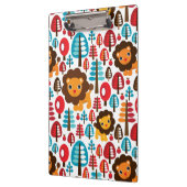 schattige retro Lion kinder illustratie Klembord (Links)