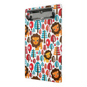 schattige retro Lion kinder illustratie Mini Klembord (Angled2)