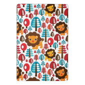 schattige retro Lion kinder illustratie Mini Klembord (Achterkant)