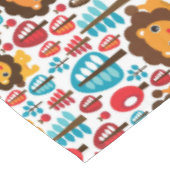 schattige retro Lion kinder illustratie Tafelkleed (Gekanteld)