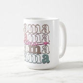 Schattige Retro Mama Koffiemok (Voorkant rechts)