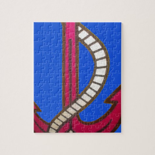 schattige Retro  marine Achor.jpg Legpuzzel (Verticaal)