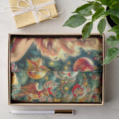Schattige Retro Meisje Kerstmis Tissuepapier (Geschenk)