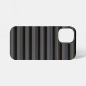 Schattige retro moderne strepen iPhone hoesje (Achterkant horizontaal)