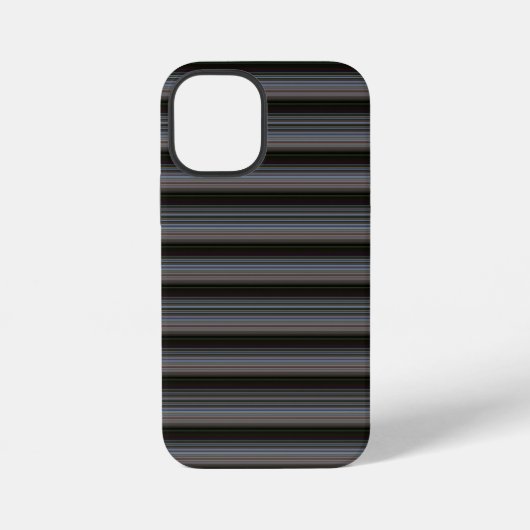 Schattige retro moderne strepen iPhone hoesje (Achterkant)