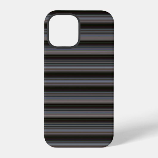 Schattige retro moderne strepen iPhone hoesje (Achterkant)