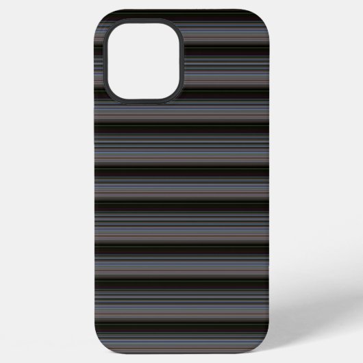Schattige retro moderne strepen iPhone hoesje (Achterkant)
