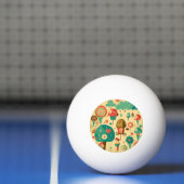 Schattige retro  ontwerp kinder Ping Pong Paddle Pingpongbal (Net)