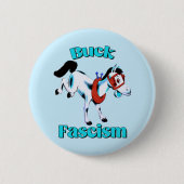Schattige Retro Paard - Buck Fascisme Ronde Button 5,7 Cm (Voorkant)