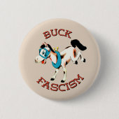 Schattige Retro Paard - Buck Fascisme Ronde Button 5,7 Cm (Voorkant)