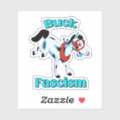 Schattige Retro Paard - Buck Fascisme Sticker (Vel)