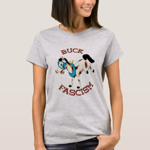 Schattige Retro Paard - Buck Fascisme T-shirt