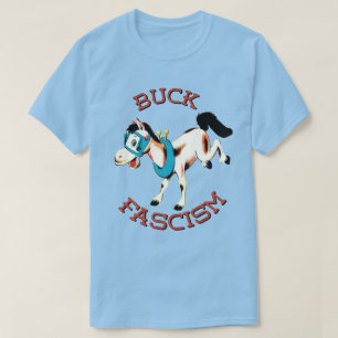 Schattige Retro Paard - Buck Fascisme T-shirt