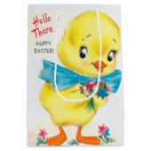 schattige retro  paasbedekking medium cadeauzakje (Achterkant)