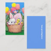 schattige retro  paasfeest visitekaartje (Voorkant / Achterkant)
