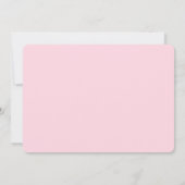 Schattige Retro Pink Be My Bloemenmeisje-voorstel Kaart (Achterkant)