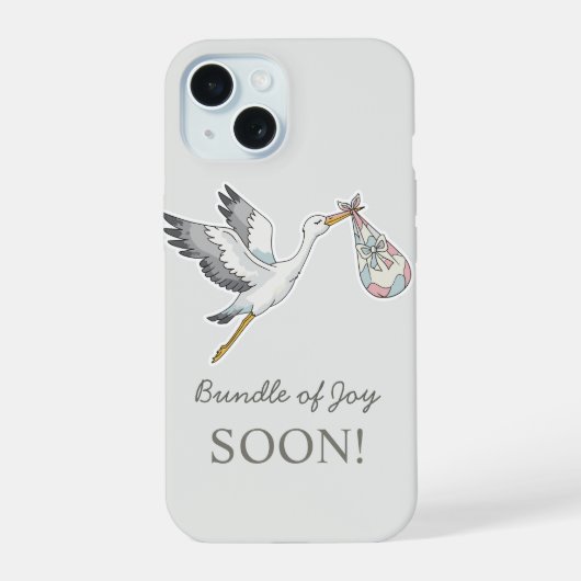 Schattige Retro Schoon Hoestel | bundel van vreugd iPhone 15 Case (Achterkant)