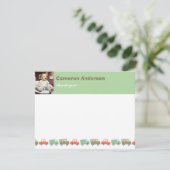 Schattige Retro Transport Jongens Speelgoed Kinder Bedankkaart (Staand voorkant)