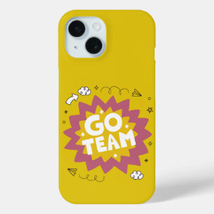 Schattige Retro Vintage Hoesje   teamgeest 