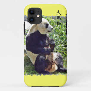 Schattige Reuzenpanda Beer met lekkere bamboe Blad Case-Mate iPhone Case