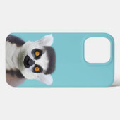 Schattige ringstaartgezicht van lemur Case-Mate iPhone case (Achterkant (horizontaal))