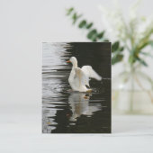 Schattige Rising Duck DIY Briefkaart (Staand voorkant)