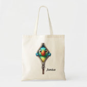 Schattige Rits Parrot Kinder Tote Bag (Voorkant)