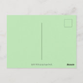 SCHATTIGE ROBOT BULLDOG & FELINE FRIEND Funny Blan Briefkaart (Achterkant)