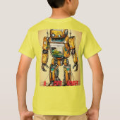 "Schattige Robot - Playful TechT ontworpen T-shirt (Achterkant)