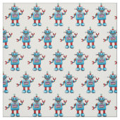 schattige robot speelgoed stof (Swatch)