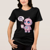 Schattige Robot Vrouwen T-Shirt – Schattig futuris (Voorkant)