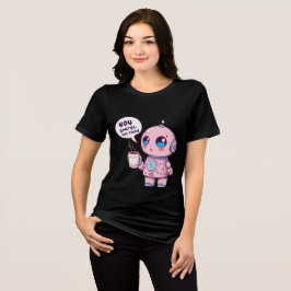 Schattige Robot Vrouwen T-Shirt – Schattig futuris
