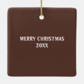 Schattige Rock Pun Pas getrouwd Paar Bruiloft Jubi Keramisch Ornament (Achterkant)