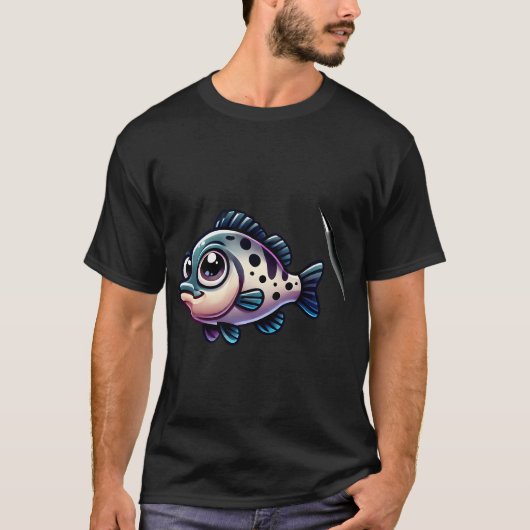 Schattige Rockbassvis 2 T-shirt (Voorkant)