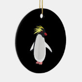 Schattige Rockhopper Pinguïn Grappig Antarctisch D Keramisch Ornament (Rechts)