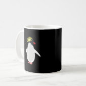 Schattige Rockhopper Pinguïn Grappig Antarctisch D Koffiemok (Voorkant links)