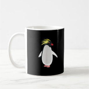 Schattige Rockhopper Pinguïn Grappig Antarctisch D Koffiemok