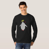 Schattige Rockhopper Pinguïn Grappig Antarctisch D T-shirt (Voorkant volledig)