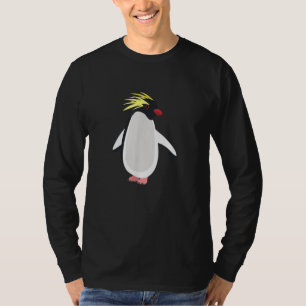 Schattige Rockhopper Pinguïn Grappig Antarctisch D T-shirt