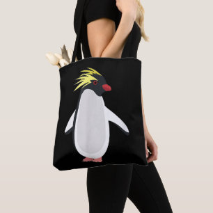 Schattige Rockhopper Pinguïn Grappig Antarctisch D Tote Bag