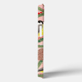 Schattige rode & gele Chickadee vogels Kerstboom H Case-Mate iPhone Case (Achterkant / Rechts)